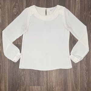Jasmine Cream Women's Blouse Women’s Size Medium